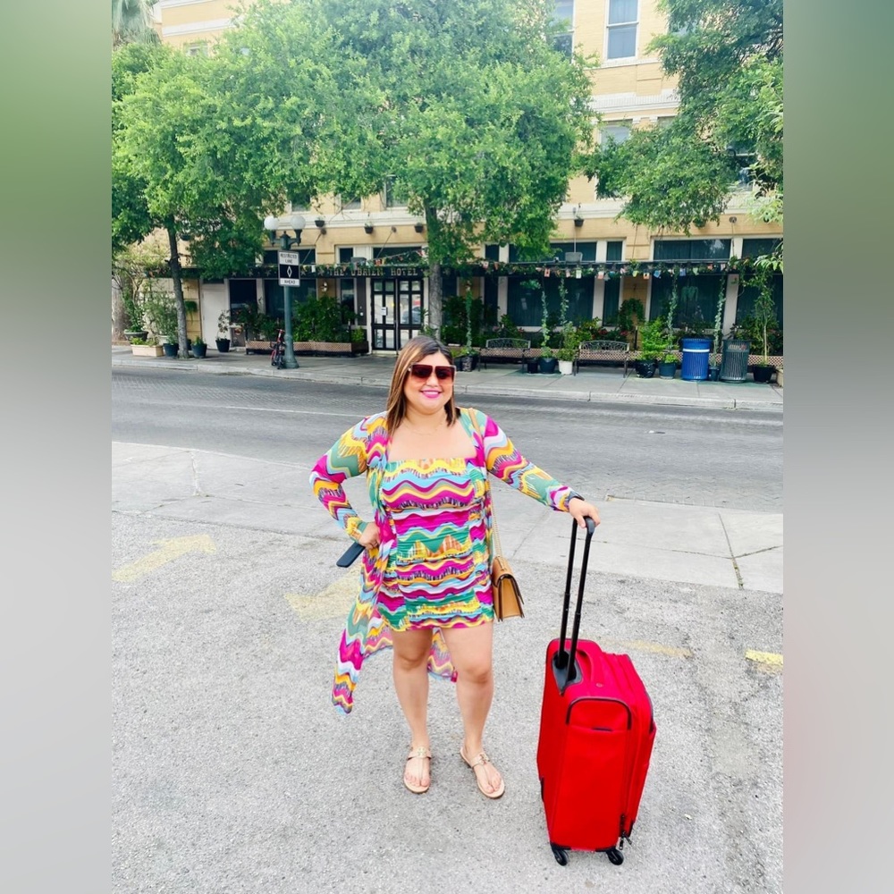 Multi colored Curvy dress